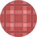 Square Machine Washable Transitional Red Rug in a Living Room, wshpat2729rd