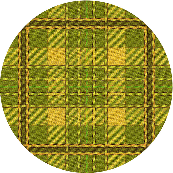 Square Patterned Dark Bronze Brown Rug, pat2729yw