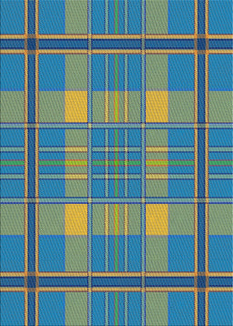 Patterned Blue Novelty Rug, pat2729