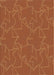 Machine Washable Transitional Orange Rug, wshpat272