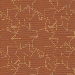 Sideview of Machine Washable Transitional Orange Rug, wshpat272