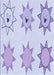 Patterned Lavender Blue Rug, pat273blu