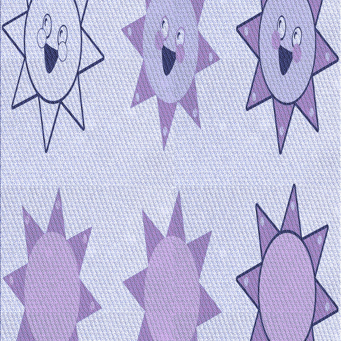 Patterned Lavender Blue Rug, pat273blu