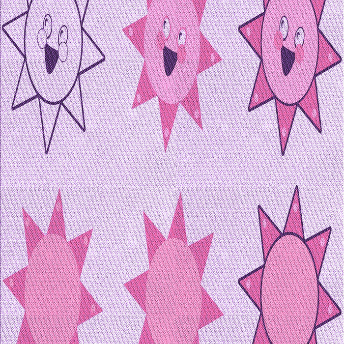 Machine Washable Transitional Orchid Purple Rug, wshpat273pur