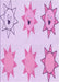 Patterned Orchid Purple Rug, pat273pur
