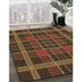 Machine Washable Transitional Light Brown Rug in a Family Room, wshpat2730brn