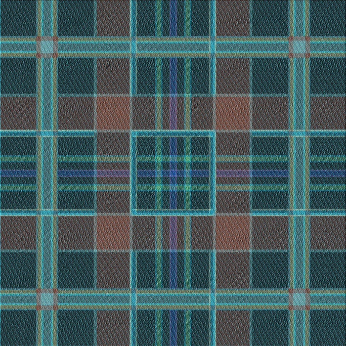 Round Patterned Deep-Sea Green Rug, pat2730lblu