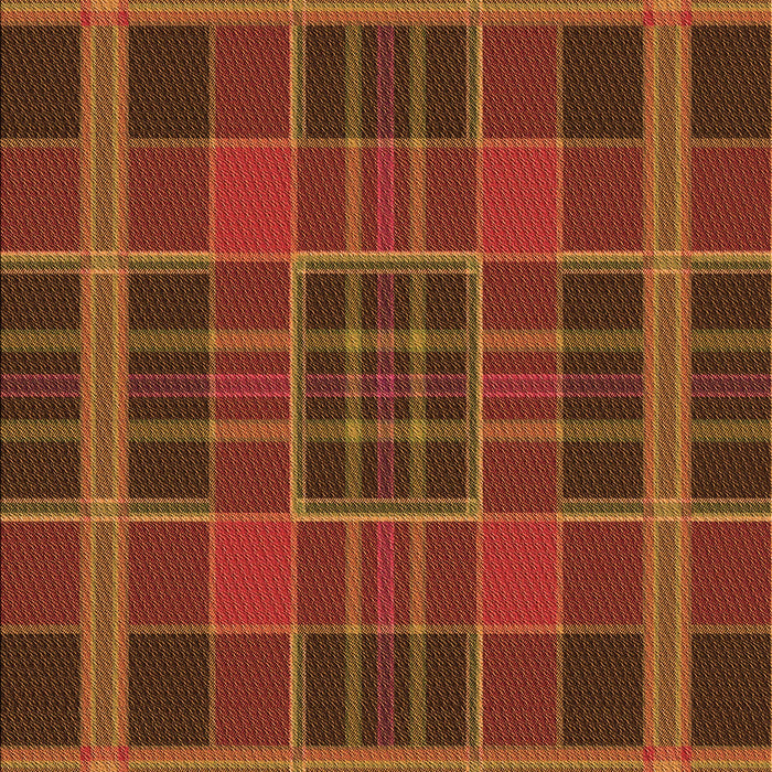 Patterned Saffron Red Rug, pat2730org