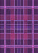 Patterned Dark Orchid Purple Rug, pat2730pur