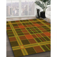 Patterned Red Brown Rug, pat2730yw
