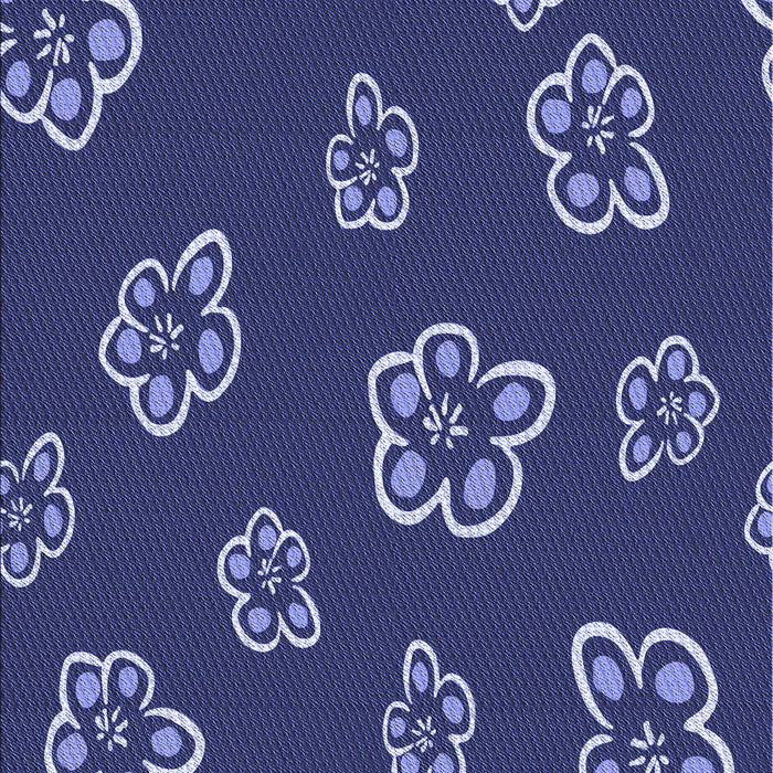 Patterned Lapis Blue Rug, pat2731blu
