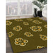 Machine Washable Transitional Bakers Brown Rug in a Family Room, wshpat2731yw