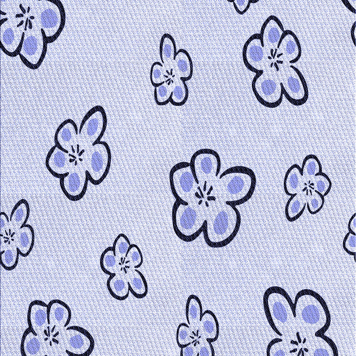Patterned Lavender Blue Rug, pat2732blu