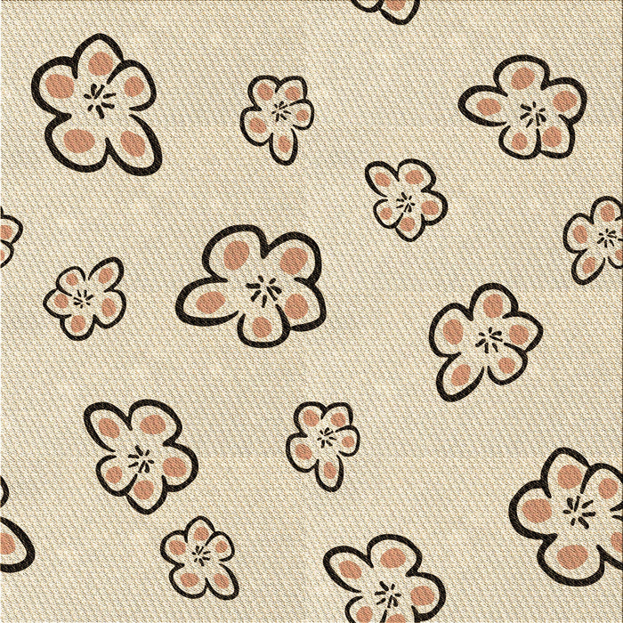 Round Machine Washable Transitional Moccasin Beige Rug, wshpat2732brn