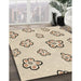 Patterned Moccasin Beige Rug in Family Room, pat2732brn