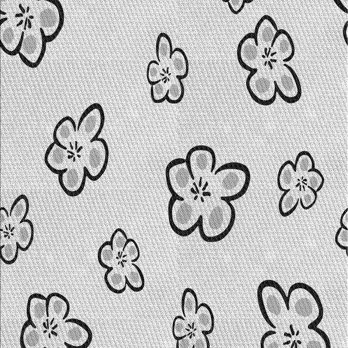 Machine Washable Transitional Platinum Gray Rug, wshpat2732gry