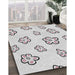 Patterned Off-White Novelty Rug in Family Room, pat2732