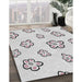 Machine Washable Transitional White Smoke Rug in a Family Room, wshpat2732