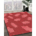 Machine Washable Transitional Red Rug in a Family Room, wshpat2733rd