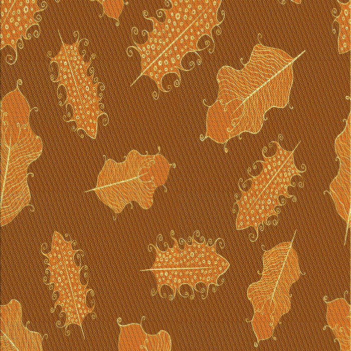 Patterned Neon Orange Rug, pat2733yw