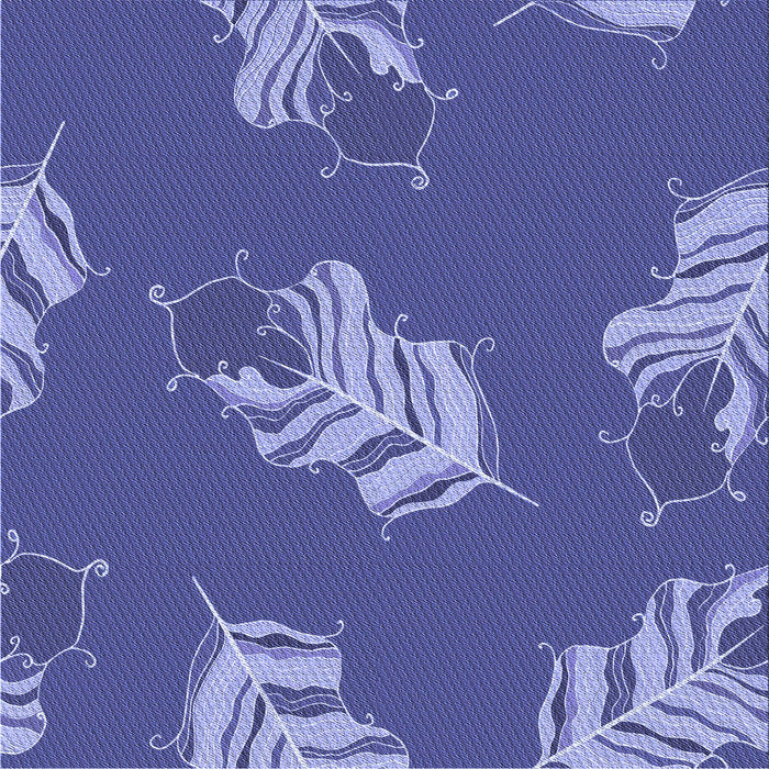 Round Patterned Light Slate Blue Rug, pat2734blu