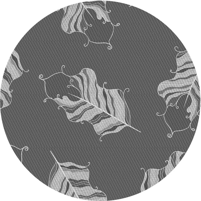 Square Patterned Gray Rug, pat2734gry