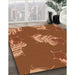 Machine Washable Transitional Tomato Red Rug in a Family Room, wshpat2734org