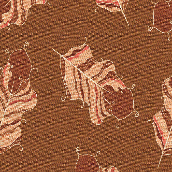 Patterned Tomato Red Rug, pat2734org