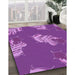 Machine Washable Transitional Crimson Purple Rug in a Family Room, wshpat2734pur