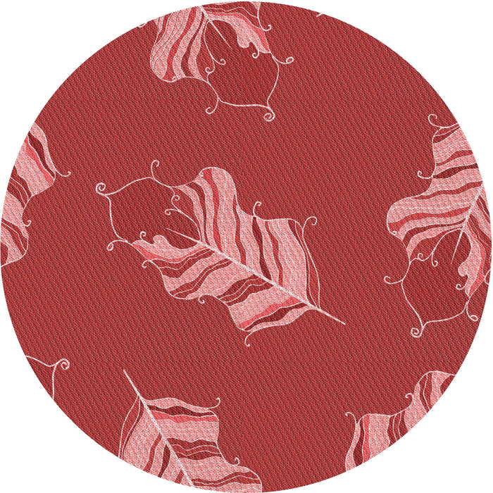 Square Patterned Red Rug, pat2734rd