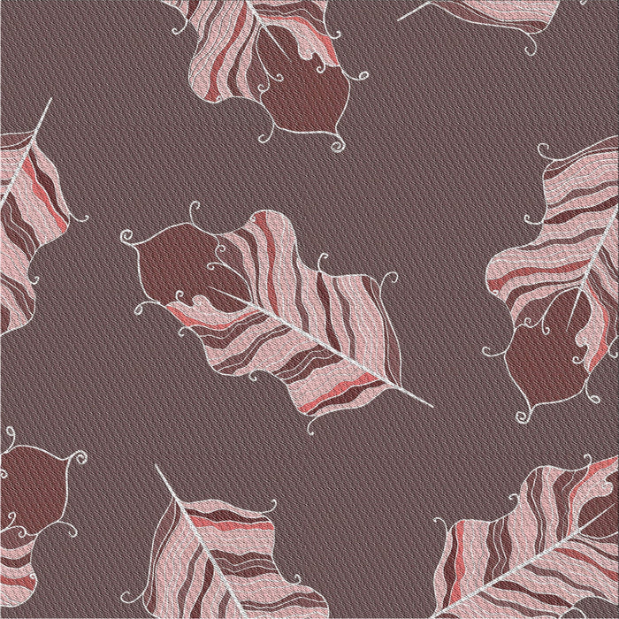 Square Patterned Dark Brown Novelty Rug, pat2734