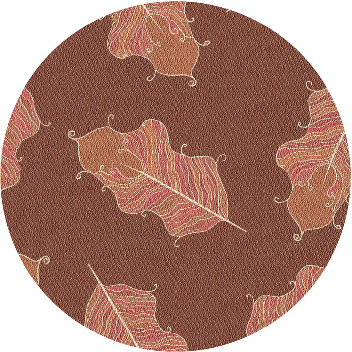 Square Machine Washable Transitional Orange Rug in a Living Room, wshpat2735brn