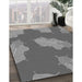 Patterned Gray Rug in Family Room, pat2735gry