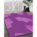 Machine Washable Transitional Crimson Purple Rug in a Family Room, wshpat2735pur