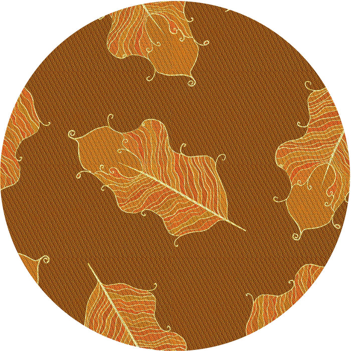 Square Machine Washable Transitional Mahogany Brown Rug in a Living Room, wshpat2735yw