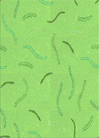 Machine Washable Transitional Green Rug, wshpat2736grn