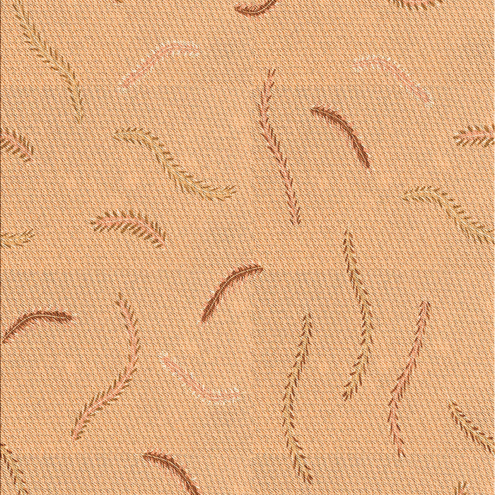 Machine Washable Transitional Orange Rug, wshpat2736org