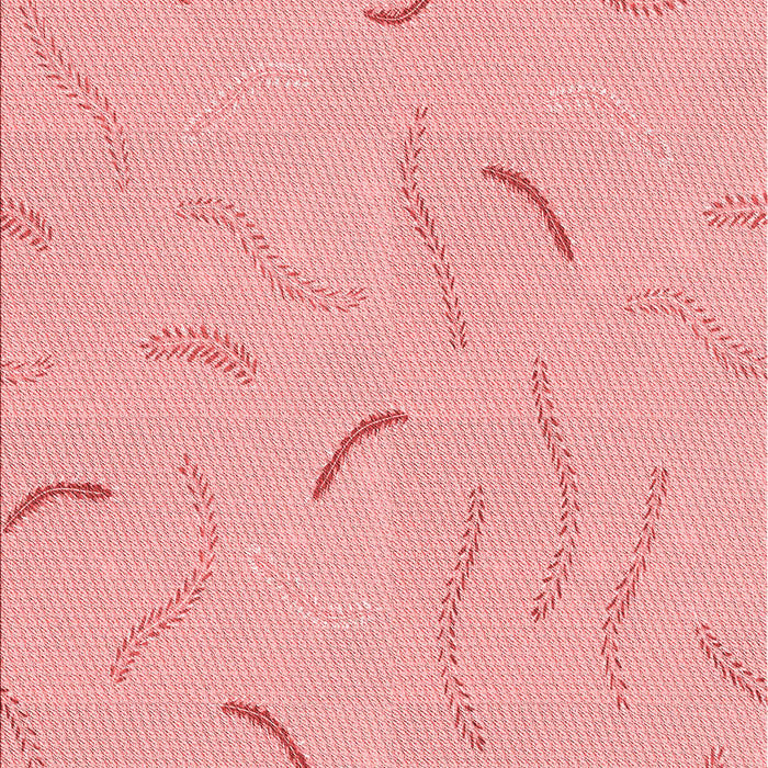 Machine Washable Transitional Pink Rug, wshpat2736rd