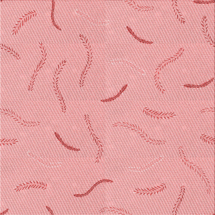 Round Patterned Pink Rug, pat2736rd