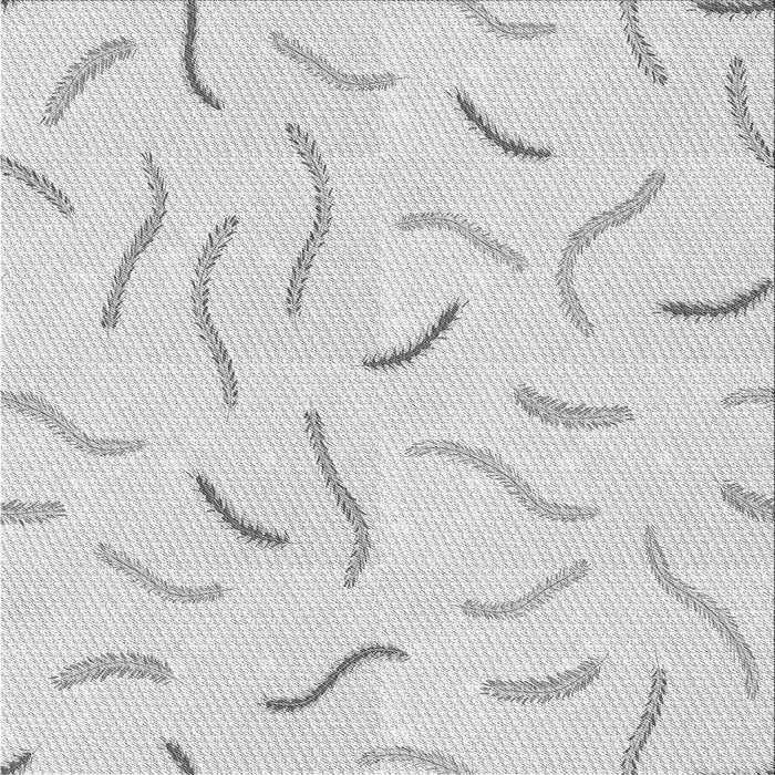 Round Machine Washable Transitional Cloud Gray Rug, wshpat2737gry