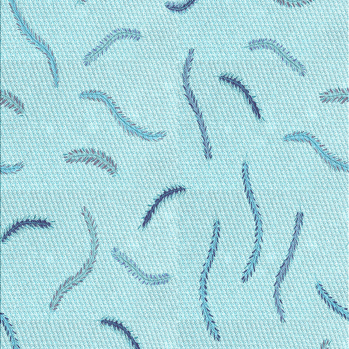 Machine Washable Transitional Diamond Blue Rug, wshpat2737lblu