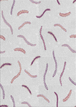 Patterned Dark Gray Novelty Rug, pat2737