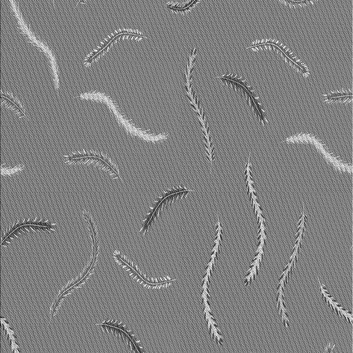 Patterned Ash Gray Rug, pat2738gry