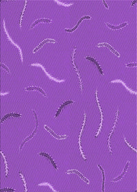 Machine Washable Transitional Neon Purple Rug, wshpat2738pur