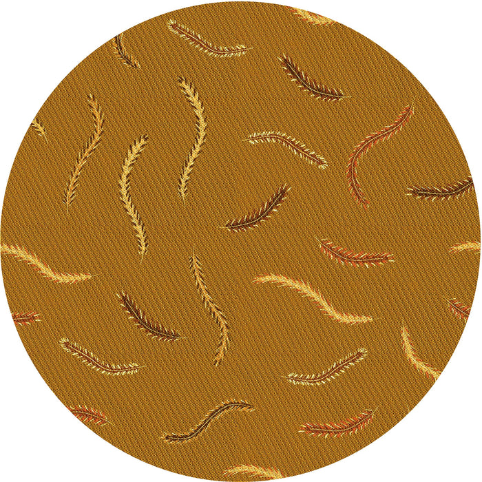 Square Patterned Mahogany Brown Rug, pat2738yw