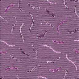 Square Patterned Dark Raspberry Purple Novelty Rug, pat2738