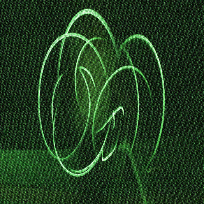 Patterned Green Rug, pat2739grn