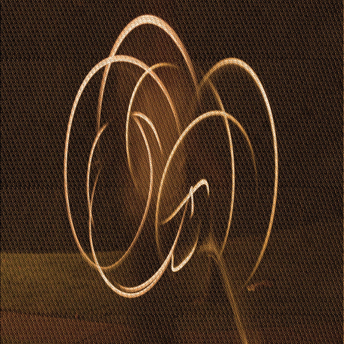 Patterned Dark Bronze Brown Rug, pat2739org