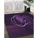 Machine Washable Transitional Purple Rug in a Family Room, wshpat2739pur