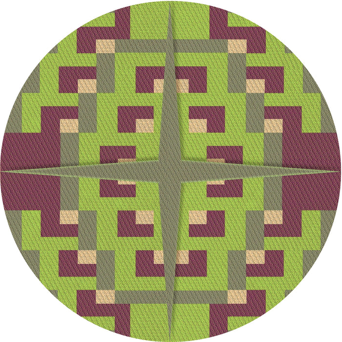 Square Machine Washable Transitional Pistachio Green Rug in a Living Room, wshpat274brn